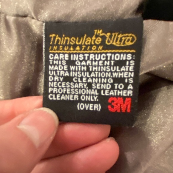 Vintage Wilson’s BlackLeather Trench Coat w Removable Lining / Size S - Picture 12 of 16